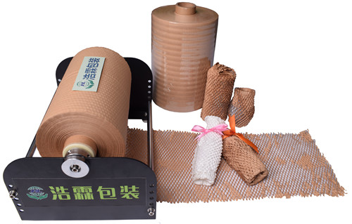 蜂窝包装纸放料机