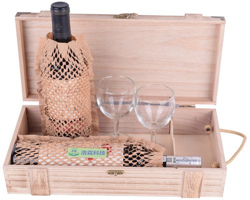 蜂窝纸红酒瓶定制款