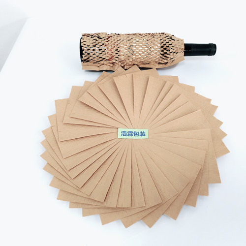 蜂窝包装纸红酒套，缓冲包装纸